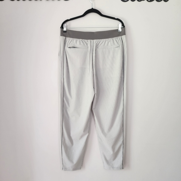 Athleta Brooklyn Hickory Striped Ankle Pants Size 14 NWOT - Picture 6 of 11